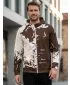 Panoul pentru bărbați pe Zip Premium ALTISPORT VOJ/ALM057MI02 MARO