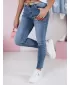 Pantalonii pentru doamne DSTREET UY2382 ALBASTRU