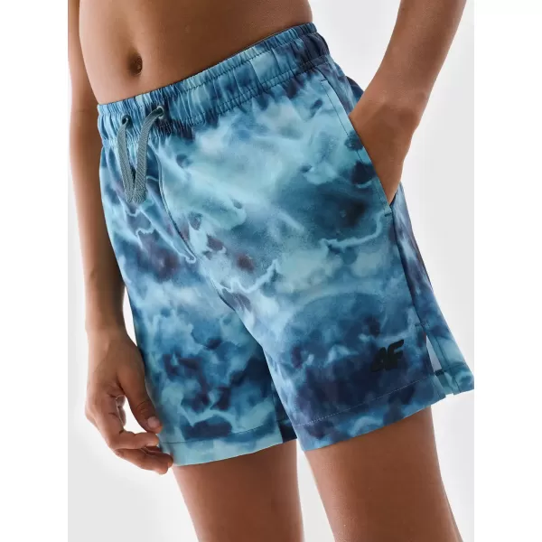  Pantaloni scurţi 4F JWSS25UBDSM118 ALOVER MULTICOLOUR 