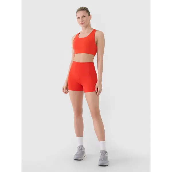  Pantaloni scurți elastici pentru doamne 4F RSS25TFSTF021 ROŞU 