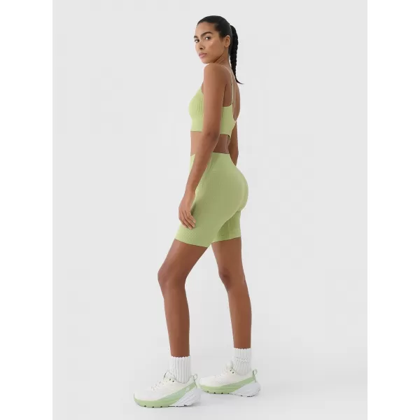  Leggurile scurte ale doamnelor 4F WSS25TFSTF014 VERDE DESCHIS 