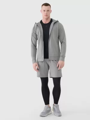Pantaloni scurţi 4F WMM00TFSHM1310 MELANGE GRI
