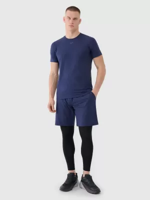 Pantaloni scurţi 4F WSS25TFSHM0911 MELANGE ALBASTRU ÎNCHIS