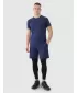 Pantaloni scurţi 4F WSS25TFSHM0911 MELANGE ALBASTRU ÎNCHIS