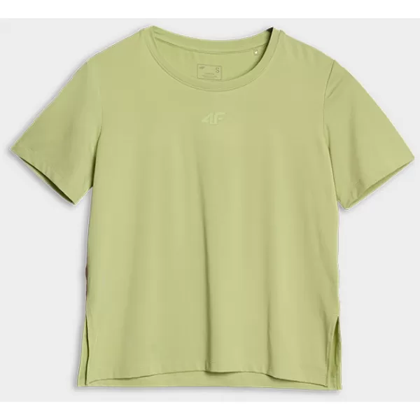  Cămașă funcțională feminină 4F RSS25TFTSF1236 VERDE DESCHIS 