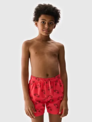 Pantaloni scurţi 4F JWSS25UBDSM121 CORAL ALLOVER