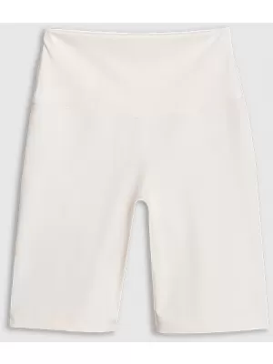 Pantaloni scurți elastici pentru doamne 4F RSS25TFSTF019 APROAPE ALB