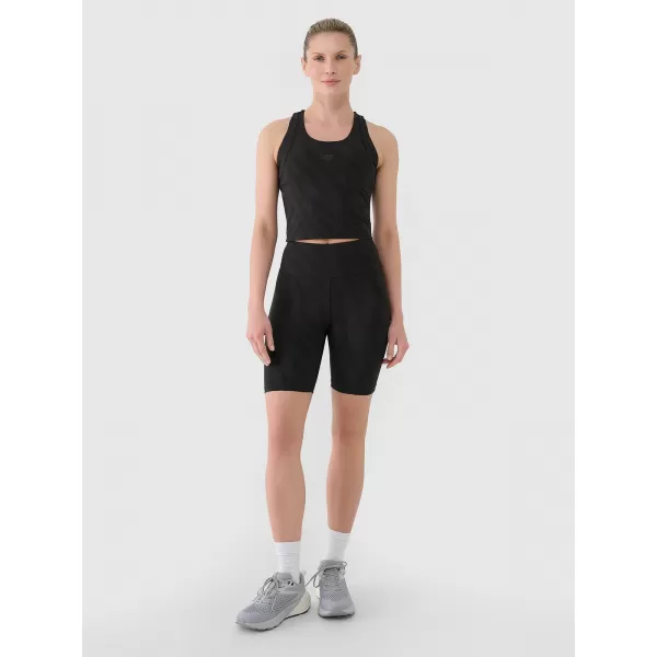  Leggurile scurte ale doamnelor 4F WSS25TFSTF016 NEGRU ADÂNC 