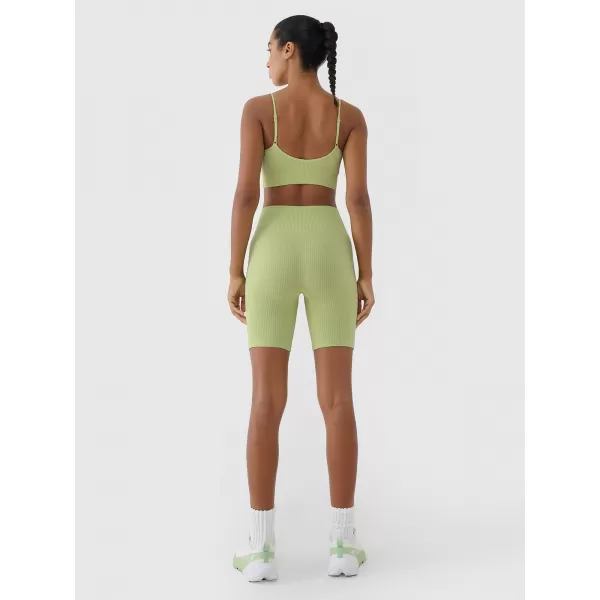  Leggurile scurte ale doamnelor 4F WSS25TFSTF014 VERDE DESCHIS 