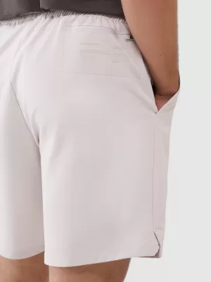 Pantaloni scurţi 4F WSS25TFSHM0867 CREMĂ