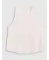 Top funcțional feminin funcțional 4F WSS25TFSLF412 APROAPE ALB