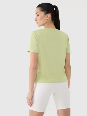 Cămașă funcțională feminină 4F RSS25TFTSF1236 VERDE DESCHIS