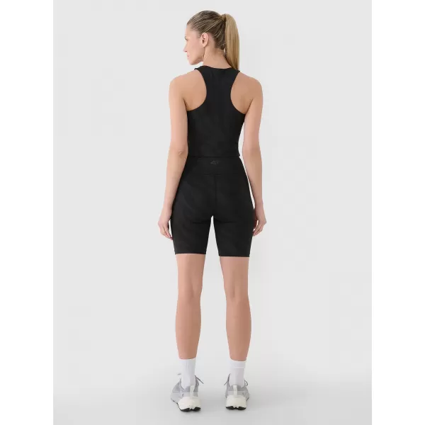  Leggurile scurte ale doamnelor 4F WSS25TFSTF016 NEGRU ADÂNC 