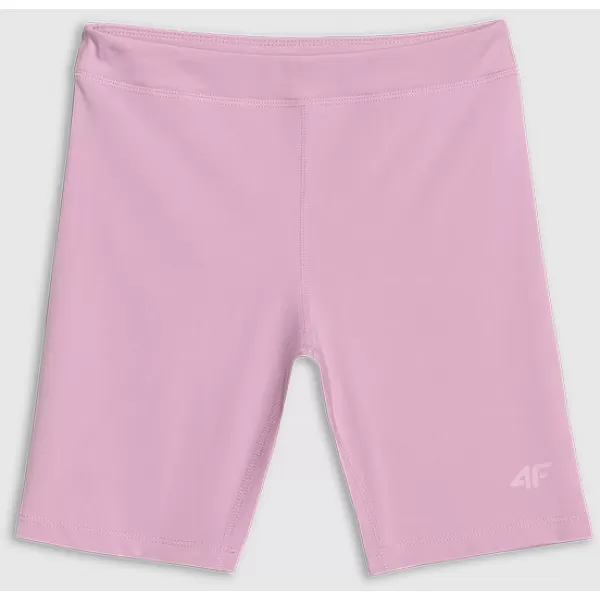  Pantaloni scurți elastici pentru copii 4F JWSS25TFSTF041 ROZ DESCHIS 