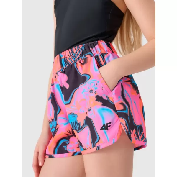  Pantaloni scurţi 4F JWSS25UBDSF150 ALOVER MULTICOLOUR 