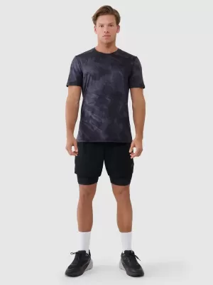 Pantaloni scurţi 4F WSS25TFSHM0866 NEGRU ADÂNC
