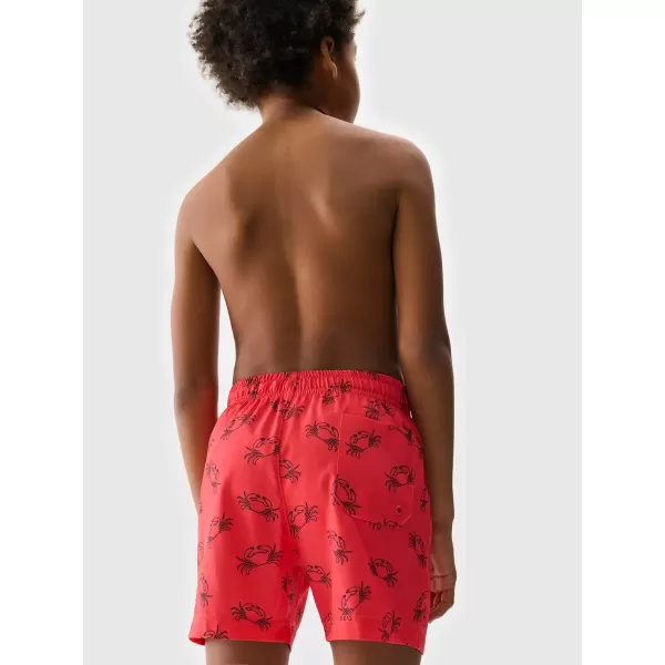 Pantaloni scurţi 4F JWSS25UBDSM121 CORAL ALLOVER 