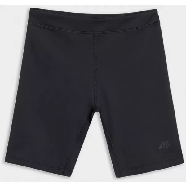  Pantaloni scurți elastici pentru copii 4F JWSS25TFSTF041 NEGRU ADÂNC 