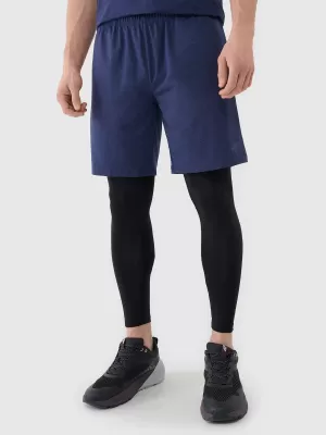 Pantaloni scurţi 4F WSS25TFSHM0911 MELANGE ALBASTRU ÎNCHIS
