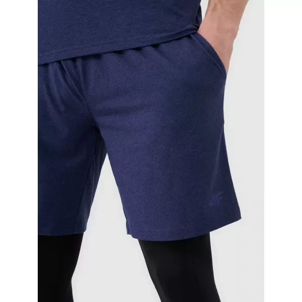  Pantaloni scurţi 4F WSS25TFSHM0911 MELANGE ALBASTRU ÎNCHIS 