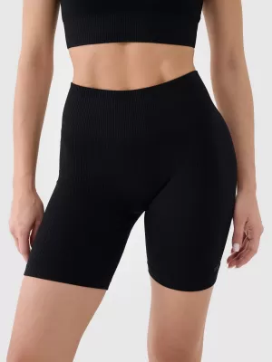 Leggurile scurte ale doamnelor 4F WSS25TFSTF014 NEGRU ADÂNC