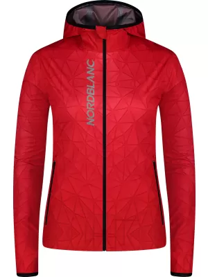 Sacou softshell pentru femei NORDBLANC PURESNOW NBWSL8103 ROŞU
