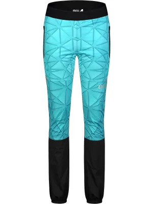 Pantaloni softshell impermeabili ușori pentru femei NORDBLANC FINDING NBWPL8104 TURCOAZ