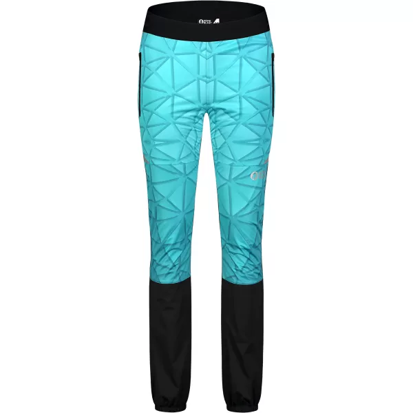  Pantaloni softshell impermeabili ușori pentru femei NORDBLANC FINDING NBWPL8104 TURCOAZ 