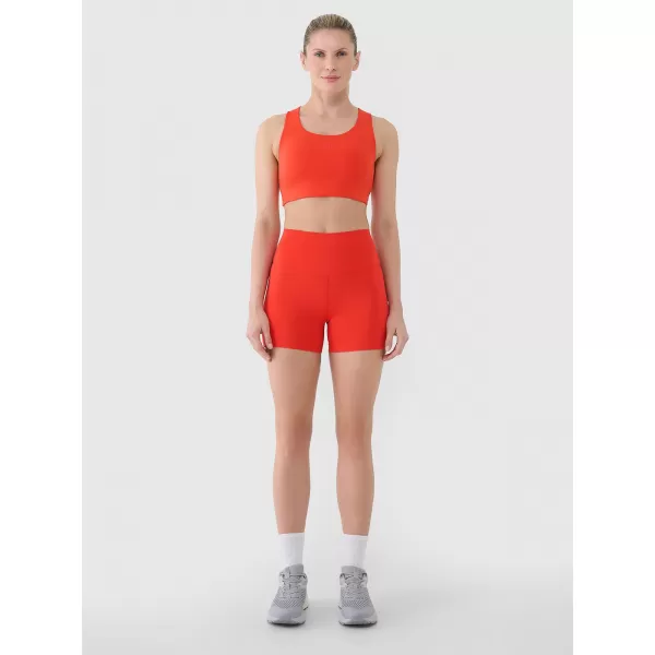  Pantaloni scurți elastici pentru doamne 4F RSS25TFSTF021 ROŞU 