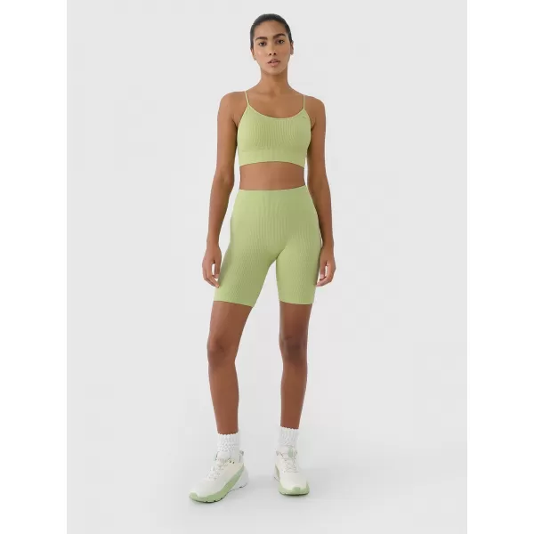 Leggurile scurte ale doamnelor 4F WSS25TFSTF014 VERDE DESCHIS 