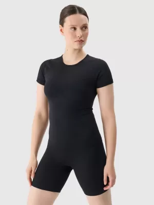 Cămașă funcțională feminină 4F WSS25TFTSF1270 NEGRU ADÂNC