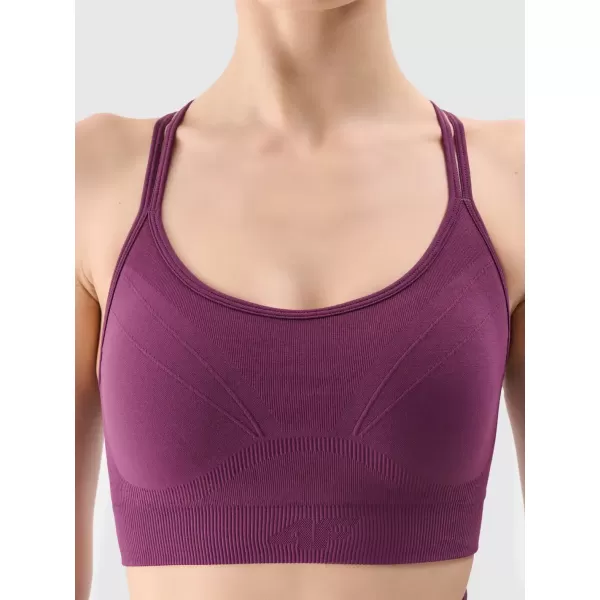  Sutienul doamnei 4F WSS25USBAF166 VIOLET ÎNTUNECAT 