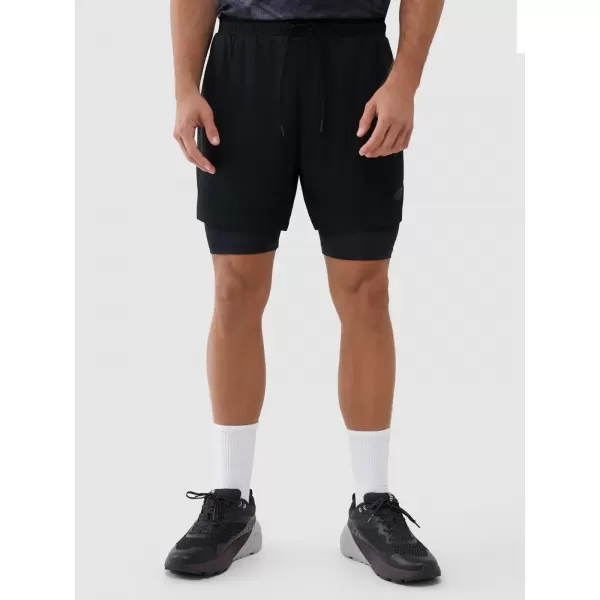 Pantaloni scurţi 4F WSS25TFSHM0866 NEGRU ADÂNC 