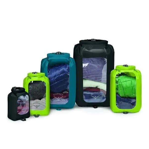  Husă OSPREY DRY SACK 35 W/WINDOW LIMON GREEN 