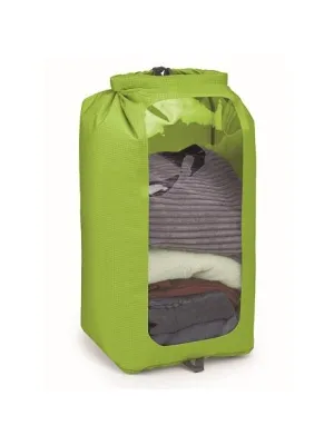 Husă OSPREY DRY SACK 35 W/WINDOW LIMON GREEN