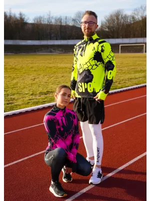Panouri sportive pentru bărbați Premium Plus ALTISPORT VOJ/ALM076MI04 FLUO-GALBEN