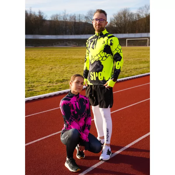  Panouri sportive pentru bărbați Premium Plus ALTISPORT VOJ/ALM076MI04 FLUO-GALBEN 