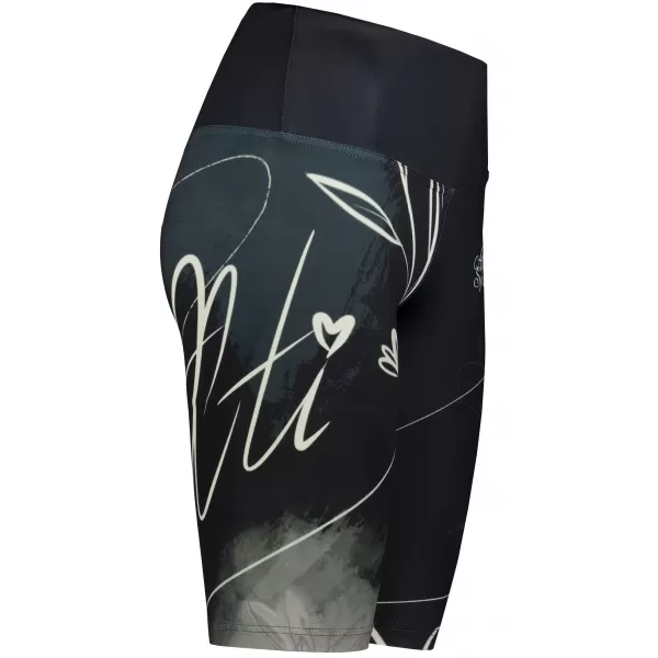  Jambiere pentru femei deasupra genunchilor premium ALTISPORT VOJ/ALW083LEG02 ALB -NEGRU 