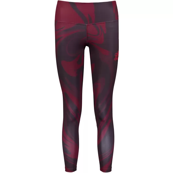  Premium pentru jambiere lungi pentru femei ALTISPORT VOJ/ALW072LEG01 VIN ROȘU 