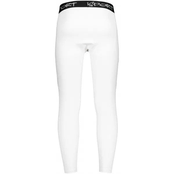  Jambiere sport pentru bărbați de premiu lung ALTISPORT VOJ/ALM000LEG01 ALB 