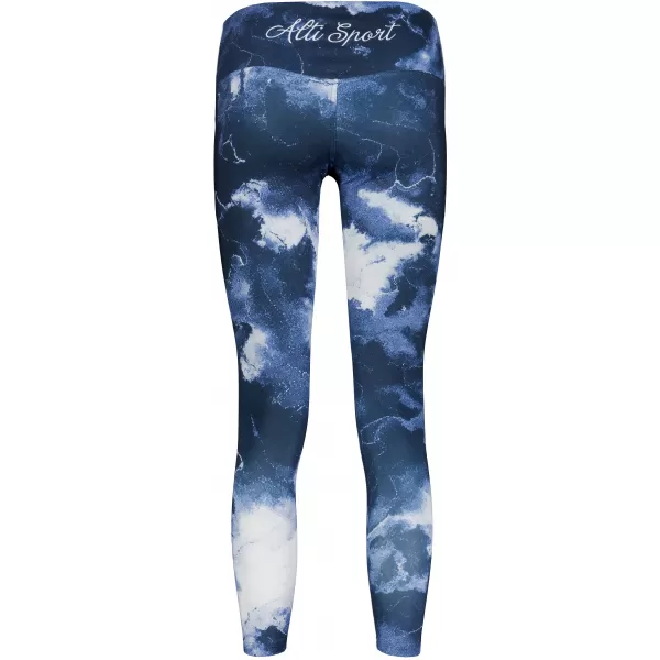  Premium pentru jambiere lungi pentru femei ALTISPORT VOJ/ALW066LEG01 ALBASTRU ÎNCHIS 