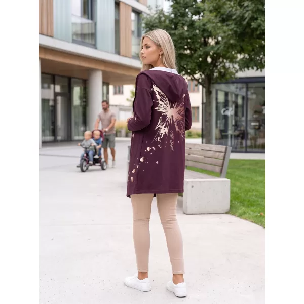  Cardigan premium pentru femei ALTISPORT VOJ/ALW077MI07 MINEREU 