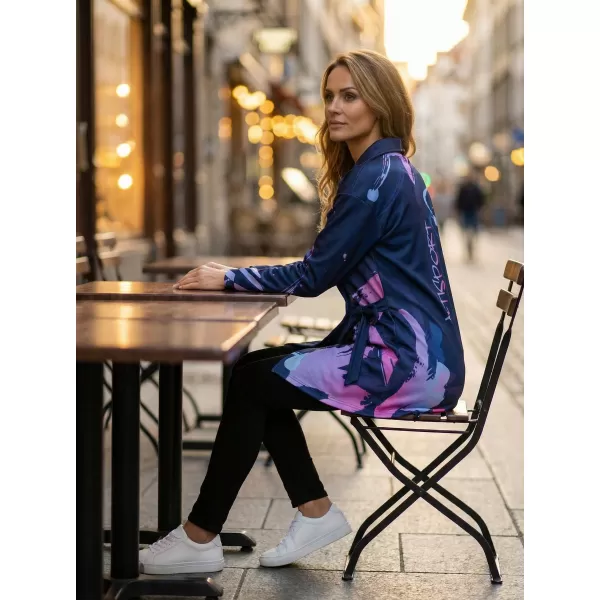  Geanta premium pentru femei pentru femei ALTISPORT VOJ/ALW074MI05 ALBASTRU-VIOLETĂ 