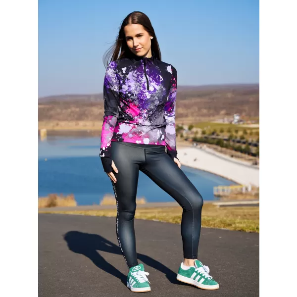  Panouri sportive pentru femei Premium Plus ALTISPORT VOJ/ALW055MI04 NEGRU -PINK 