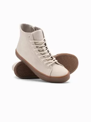 Pantofi pentru bărbați OMBRE OM-FOTH-0187 CREMĂ