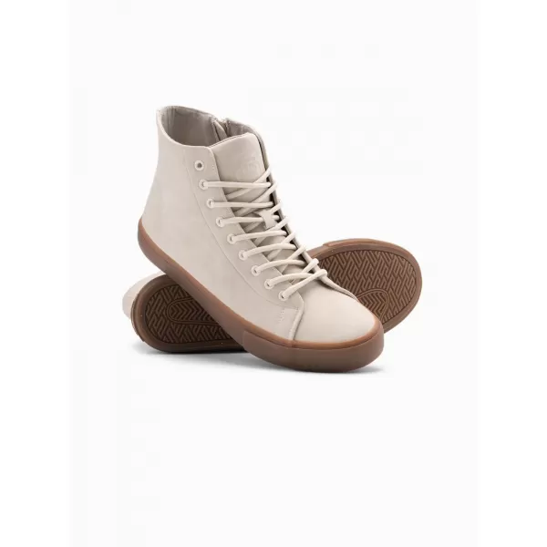  Pantofi pentru bărbați OMBRE OM-FOTH-0187 CREMĂ 