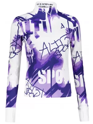 Panouri sportive pentru femei Premium Plus ALTISPORT VOJ/ALW076MI04 VIOLET/ALB