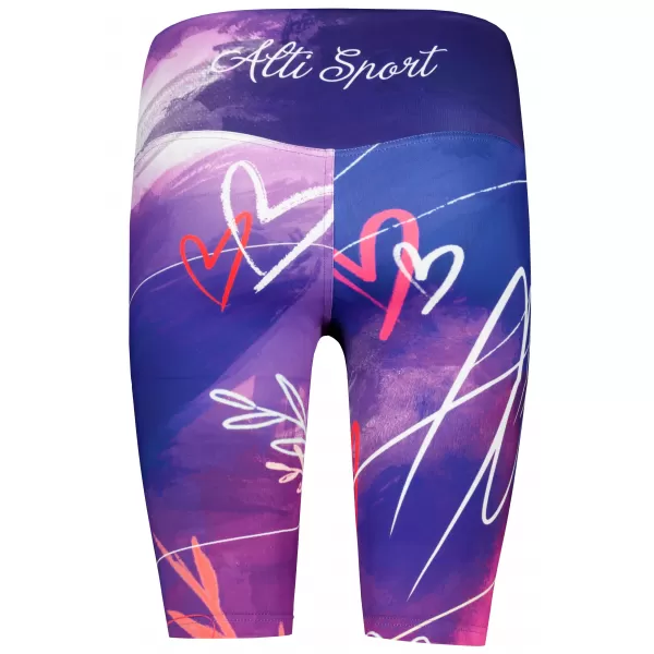  Jambiere pentru femei deasupra genunchilor premium ALTISPORT VOJ/ALW083LEG02 VIOLET 