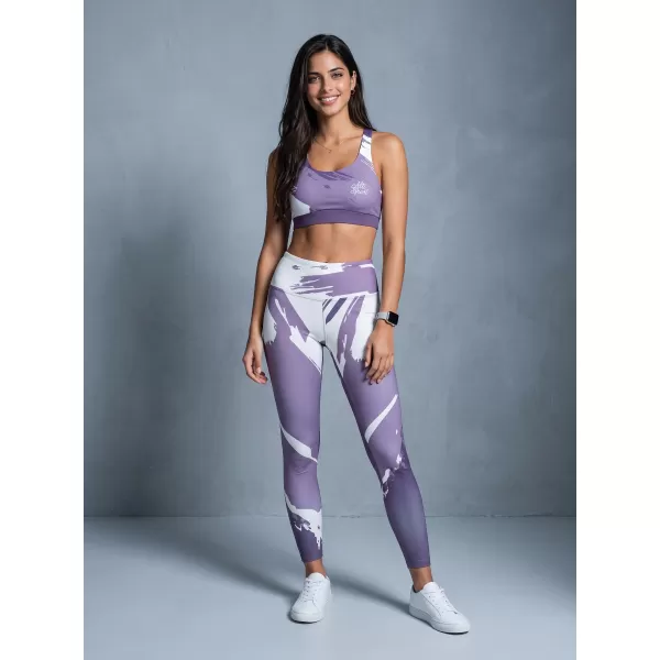  Premium pentru jambiere lungi pentru femei ALTISPORT VOJ/ALW081LEG01 VIOLET 