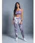 Premium pentru jambiere lungi pentru femei ALTISPORT VOJ/ALW081LEG01 VIOLET